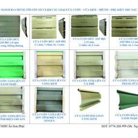 CATALOGUE - Cửa cuốn, cửa kéo, motor, phụ kiện