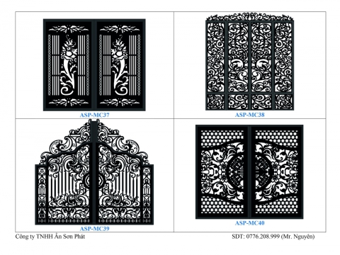 CATALOGUE - Gia công CNC Cửa Sắt
